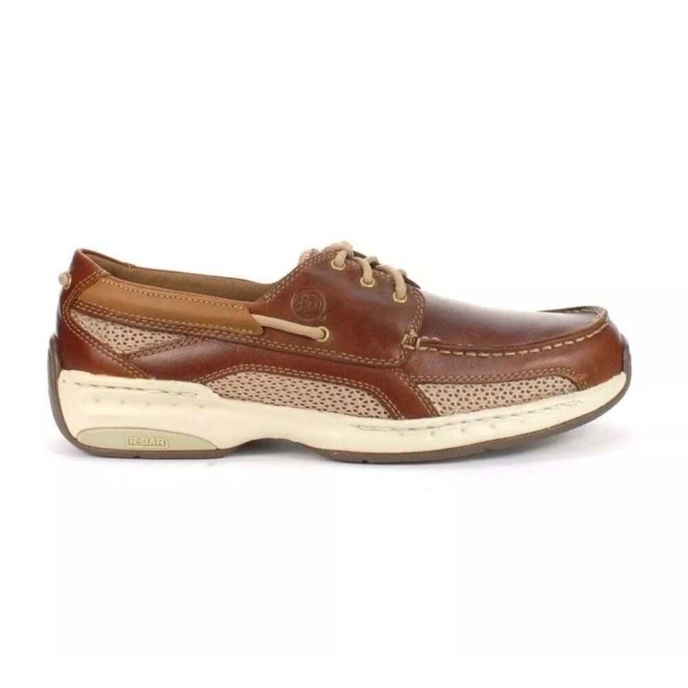Dunham Mens Captain Brown Boat Shoes MCN410BR Size 9.5 4E Leather Fisherman